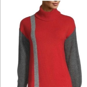 Liz Claiborne Sweater Red/Gray